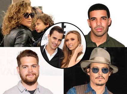 Johnny Depp, Drake, Jennifer Lopez, Jack Osbourne, Giuliana and Bill Rancic Johnny Depp, Drake, Jennifer Lopez, Jack Osbourne, Giuliana and Bill Rancic